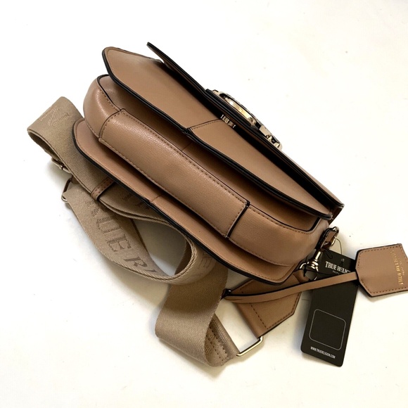 NWT Original TRUE RELIGION Shoulder Flap Bag Crossbody Signature Logo Horseshoe - Picture 5 of 8